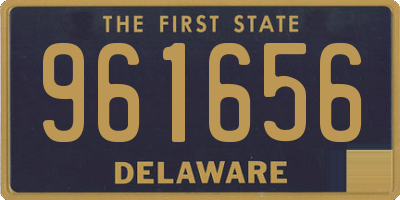 DE license plate 961656