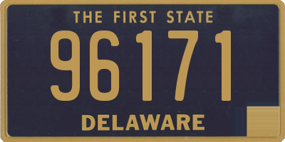 DE license plate 96171