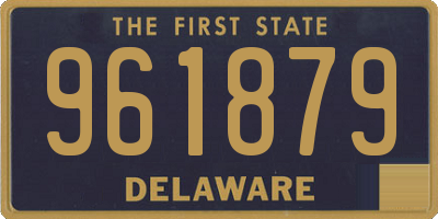 DE license plate 961879