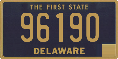 DE license plate 96190