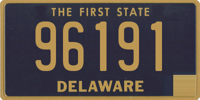 DE license plate 96191