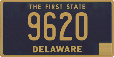 DE license plate 9620