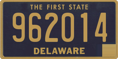 DE license plate 962014