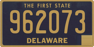 DE license plate 962073