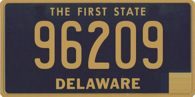 DE license plate 96209