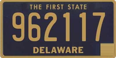 DE license plate 962117