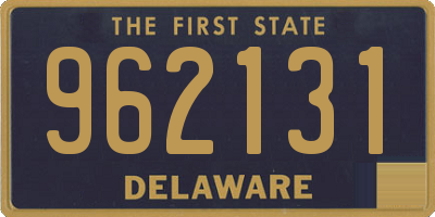DE license plate 962131