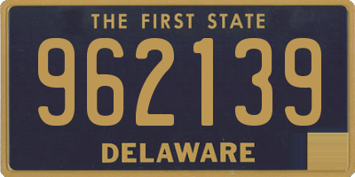 DE license plate 962139