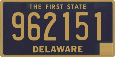 DE license plate 962151