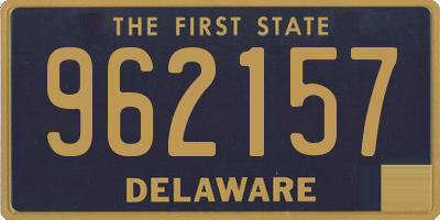 DE license plate 962157