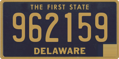 DE license plate 962159