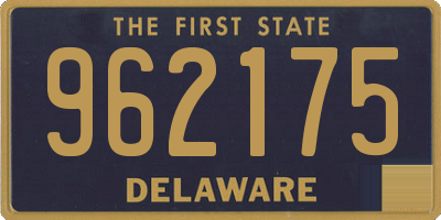 DE license plate 962175