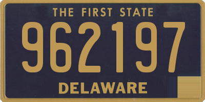 DE license plate 962197