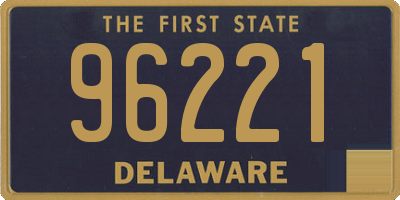 DE license plate 96221