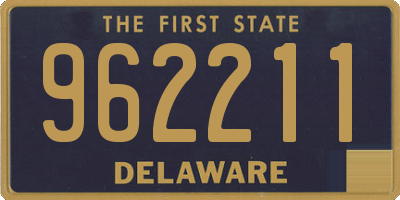 DE license plate 962211