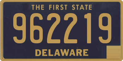 DE license plate 962219