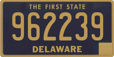 DE license plate 962239