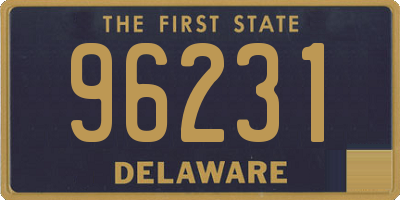 DE license plate 96231