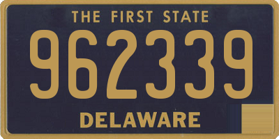 DE license plate 962339