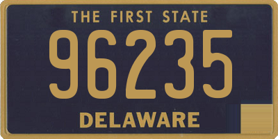 DE license plate 96235