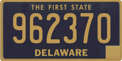 DE license plate 962370