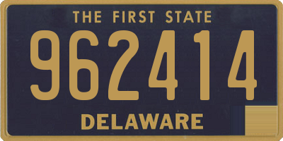 DE license plate 962414