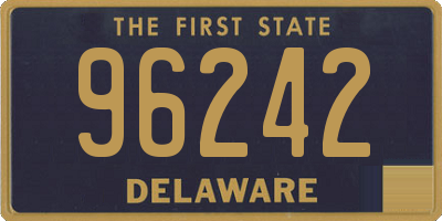 DE license plate 96242