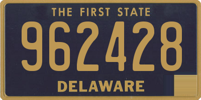 DE license plate 962428