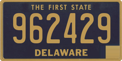 DE license plate 962429