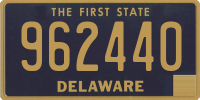 DE license plate 962440
