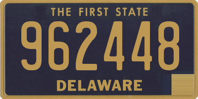 DE license plate 962448