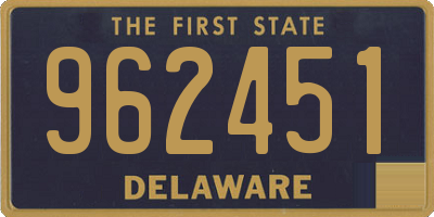 DE license plate 962451