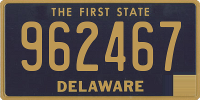 DE license plate 962467