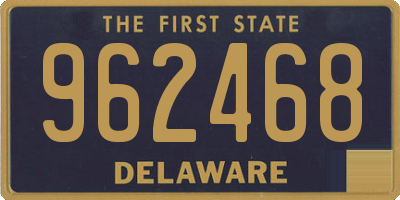 DE license plate 962468