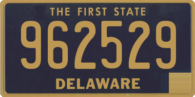 DE license plate 962529