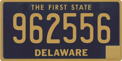 DE license plate 962556