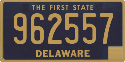 DE license plate 962557