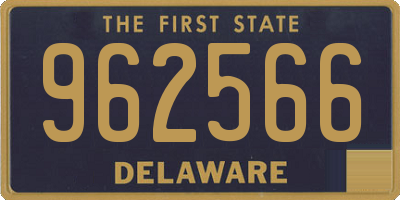 DE license plate 962566