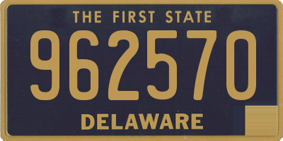 DE license plate 962570