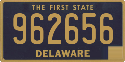 DE license plate 962656