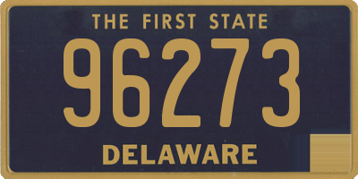 DE license plate 96273