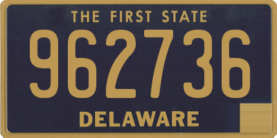 DE license plate 962736