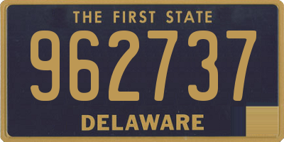 DE license plate 962737