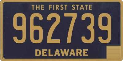 DE license plate 962739