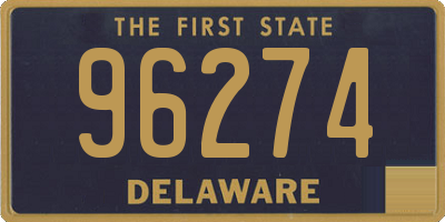 DE license plate 96274