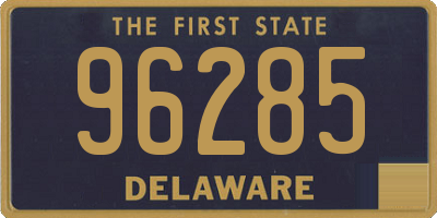 DE license plate 96285