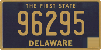 DE license plate 96295