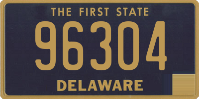 DE license plate 96304