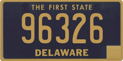 DE license plate 96326