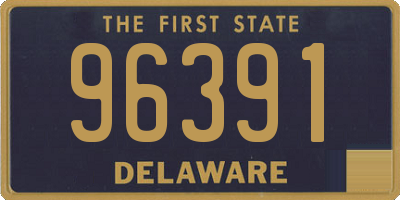 DE license plate 96391